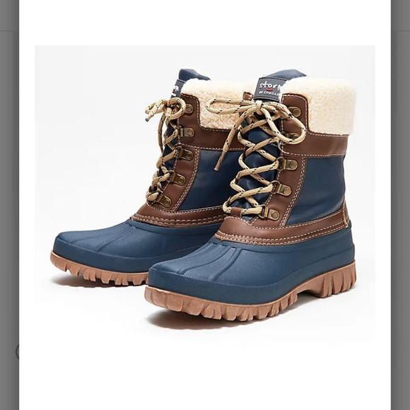 Cougar creek snow boot navy online